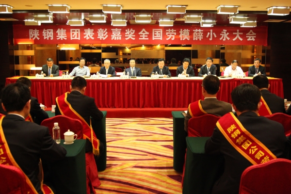 杨海峰在陕钢集团劳动模范和“双先”表彰大会上的总结讲话