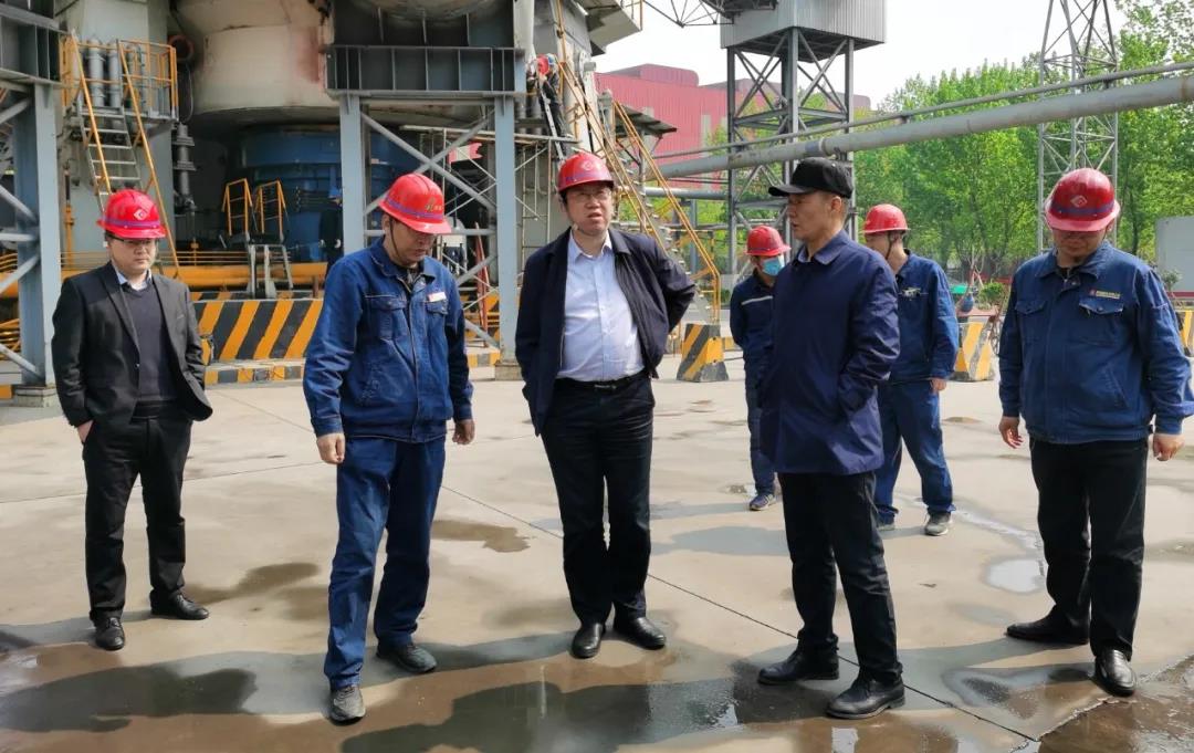 宗卫东到龙钢集团钢加公司韩城基地及禹宏环保科技公司调研指导工作