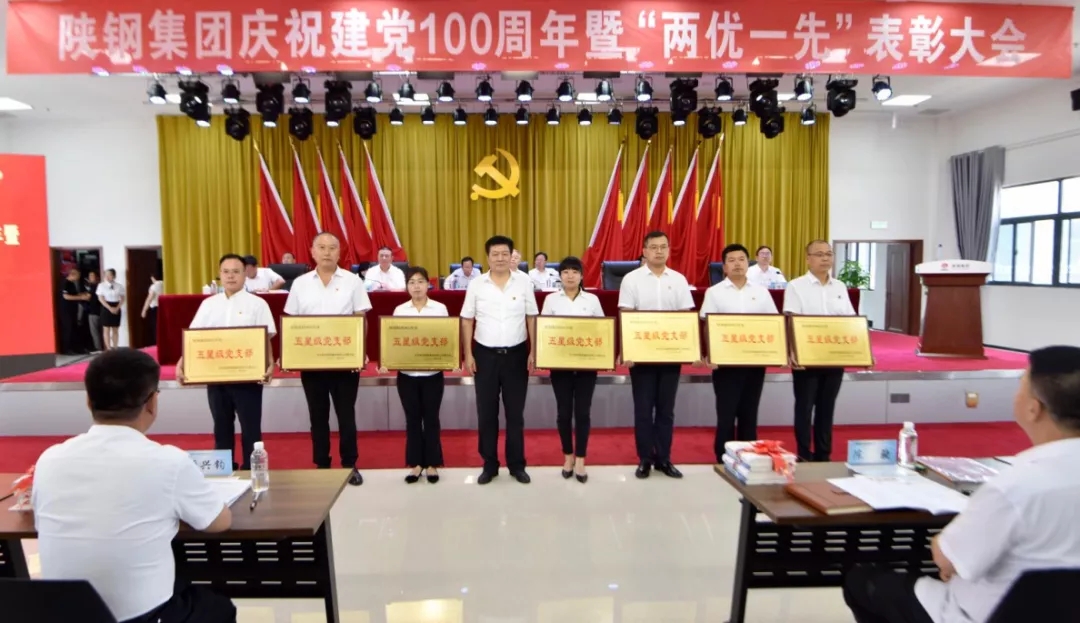 陕钢集团召开庆祝建党100周年暨“两优一先”表彰大会