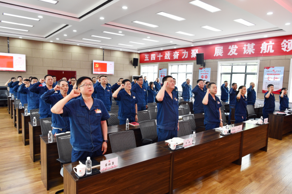 喜迎二十大 奋斗新征程 ——龙钢公司举行党员纳新仪式