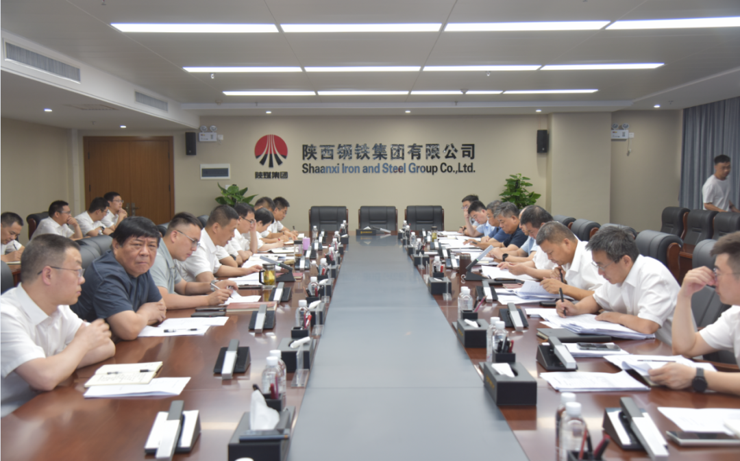 陕钢集团召开六月份经济运行分析现场专题会