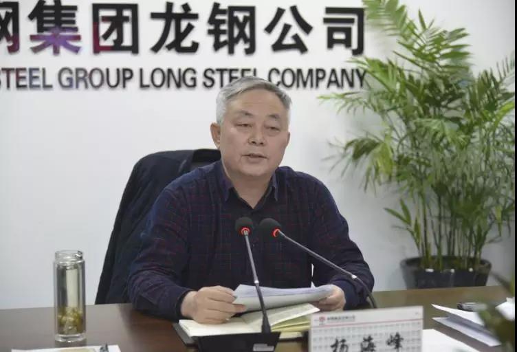 杨海峰指导龙钢公司 2018年度领导班子专题民主生活会 杨海峰指导龙钢公司 2018年度领导班子专题民主生活会