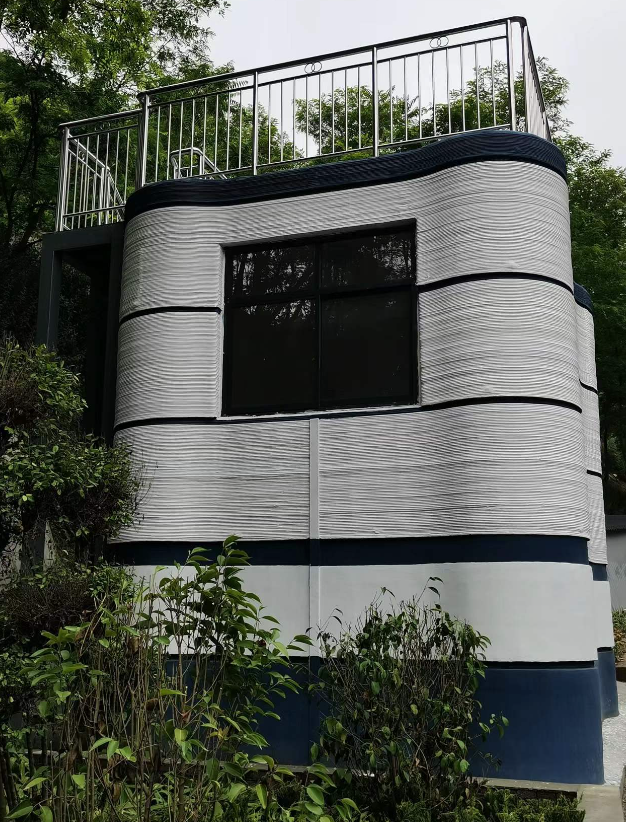 龙钢集团研发制造的3D打印2层值班室成功交付 龙钢集团研发制造的3D打印2层值班室成功交付