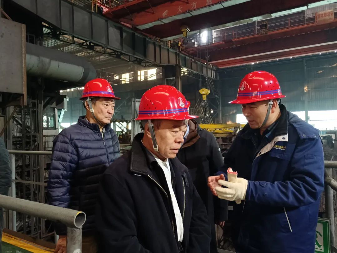 中国金属学会王天义一行到陕钢集团龙钢公司调研指导工作