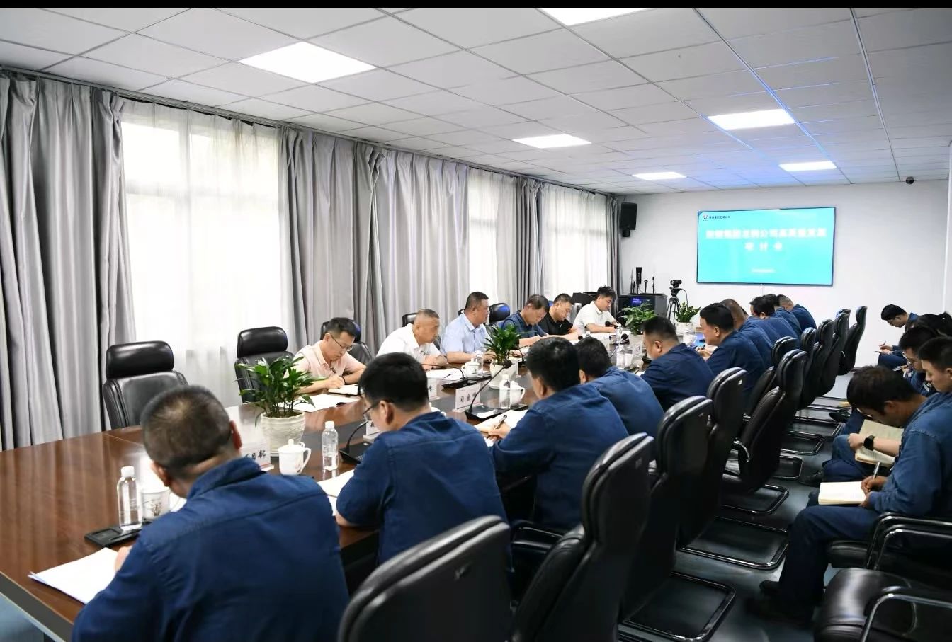 许晓增组织召开龙钢公司高质量发展研讨会