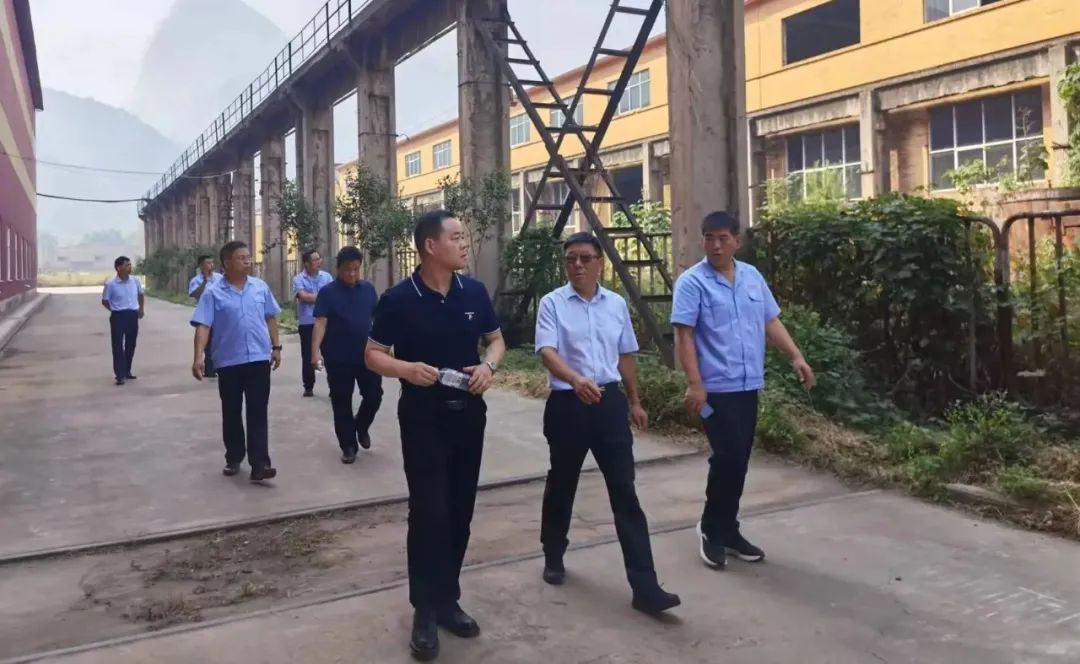柯尊海到龙钢集团华冶公司调研资产盘活工作