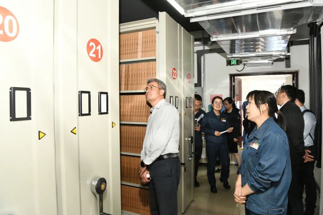 中国钢铁工业协会苏长永一行到陕钢集团专题调研档案工作