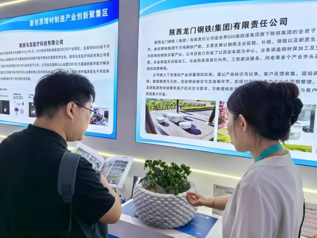 展现 3D 打印技术魅力，深化合作新机遇——龙钢集团 3D 打印产品亮相丝博会