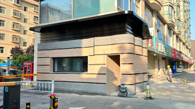 3D打印门卫室、景观墙引领绿色建筑新实践 3D打印门卫室、景观墙引领绿色建筑新实践