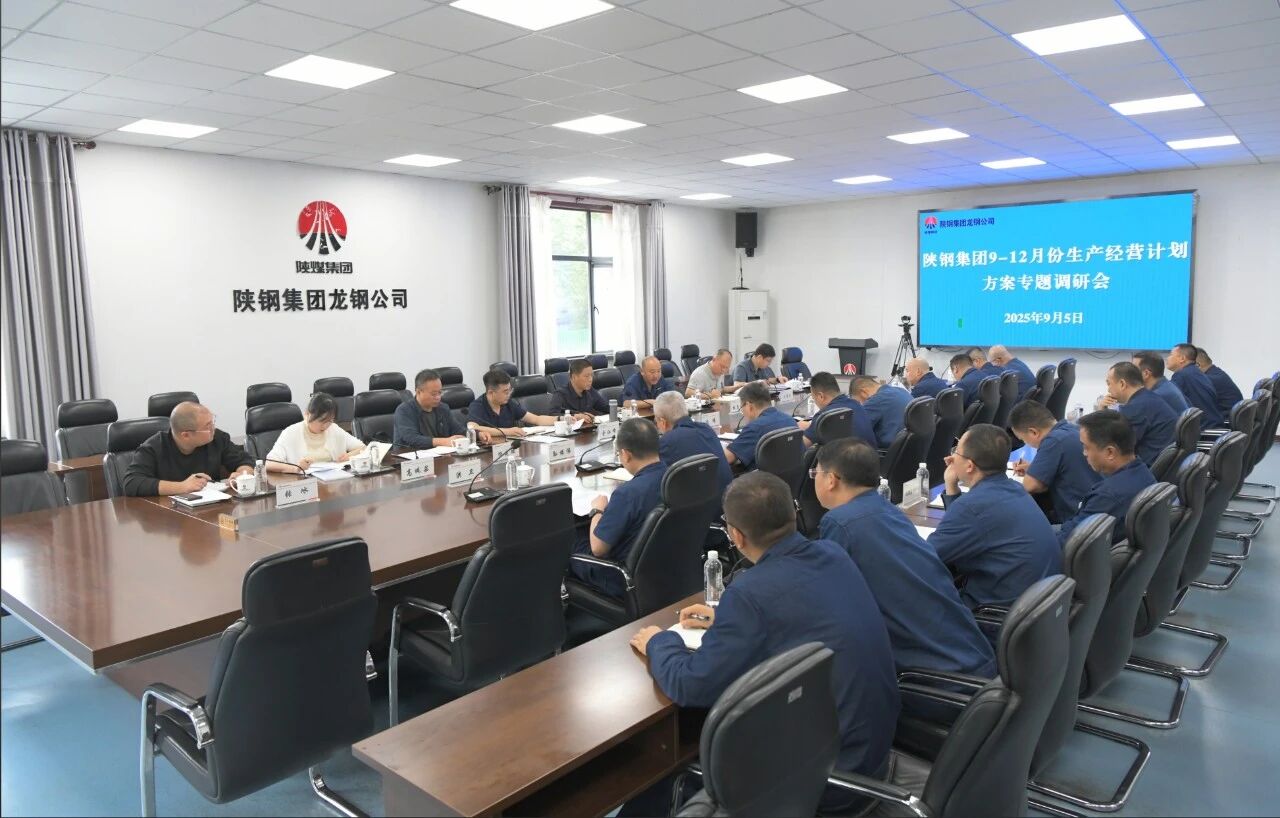 杨召朋到龙钢公司调研指导生产经营工作