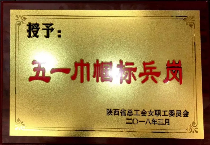 陕钢集团1个集体荣获“陕西省五一巾帼标兵岗”荣誉称号